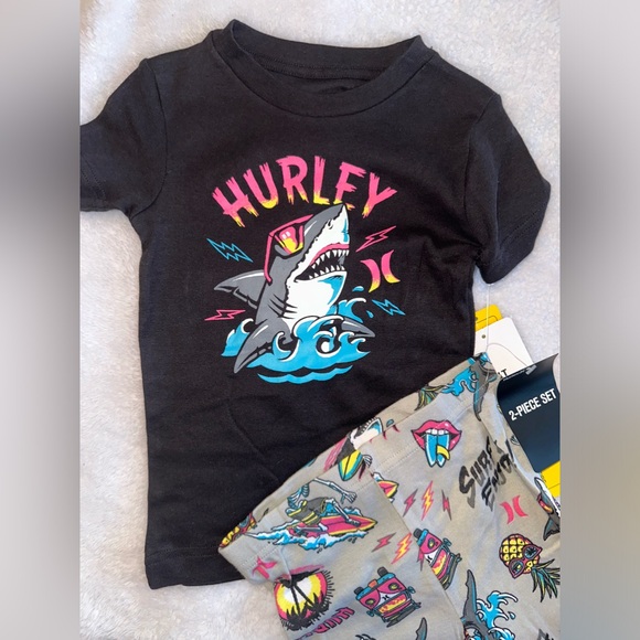 NWT Hurley Toddler Pj Set - Picture 3 of 5